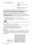 Page 1818Projecting an Image
3The cursor will disappear if the 
adjustment range limit is reached.
Press the RESET key to restore the projected image before adjustment.
Automatically adjusts Phase, Pitch and Shift of projected image while a 
signal is input from a computer (APA (Auto Pixel Alignment))
Press APA on the remote commander. Press again to cancel during the setting.
If Smart APA is set to On, executes APA automatically when a signal is input (page 24).
1Press the ?/1 key on the main unit or the...