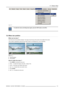 Page 12513. Display Setup
Image 13-3
To enable the menus and dialog boxes again, press the TEXT button on the RCU.
13.4 Menu bar position
What can be done ?
The menu bar can be centered vertically. The range is from the top of the screen to the middle of the screen.
This is useful in applications where the top image content is not displayed (e.g. due to blanking).
Image 13-4
Menu bar move
ANormalposition
B New position
How to center the menu ?
1. PressMENUto activate the menu bar.
2. Press→to select theDisplay...