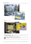 Page 263. Installation Guidelines
A
Image 3-16
Lamp Z-Axis alignment (Former lamp house)
B
A
Image 3-17
Lamp Z-Axis alignment (Universal lamp house)
6. Slowly turn the screw B (image 3-16, , image 3-17, using an Allenkeyof3mm,alittleclockwiseuntilthemaximumvalueofthe
Z-AXIS indication in the lamp menu is reached.
7. Tighten the lock nut on the adjustable screw to secure its position (nutdriver 10).
CAUTION:Never turn the other screws ! These are factory aligned.
22R5976654 SLM R12+ 27/01/2005 