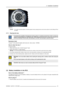 Page 293. Installation Guidelines
Image 3-19
Mounted Lens
Caution:On a table mounted projector, hold the projector when pushing the lens into the lens blockto avoid sliding off from
the table.
3.7.5 Cleaning the lens
To minimize the possibility of damaging the optical coating or scratching exposed lens surface, we have de-
veloped recommendations for cleaning the lens. FIRST, we recommend you try to remove any material from
the lens by blowing it off with clean, dry deionized air. DO NOT use any liquid to clean...