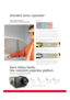 Page 212 34
Two optical filters (illustrated by a thick and a dotted line) split the color
spectrum in two parts: one for the left and one for the right eye.
Barco positioned the Infitec+™ filters at the ideal location
inside its DLP™ and LCD projectors. The matching Infitec+™
filters in the pair of Infitec+™ glasses make sure the correct
information passes through to the corresponding eye.
Infitec+™ achieves its optimal performance with 3-chip
DLP™, an exclusive Barco development. Infitec+™ is
completely free...