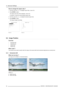 Page 508. Advanced Settings
How to change the aspect ratio ?
1. Push the cursor key↑or↓to highlightAspect Ratio. (menu 8-3)
2. PressENTERto select.
TheAspect ratiomenu will be displayed. (menu 8-4)
An asterisk (*) shows the actual selected aspect ratio.
3. Push the cursor key↑or↓to highlight the desired aspect ratio.
4. PressENTERto select.
The image changes accordingly.
Advanced settings
Aspect Ratio
Position
PiP Configuration
Blanking
Input Balance
Back
Menu 8-3
Aspect ratio
* 16:9
4:3
5:4
2.35
1.88
1.78...