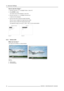 Page 528. Advanced Settings
Howtosizetheimage?
1. Push the cursor key↑or↓to highlightPosition. (menu 8-7)
2. PressENTERto select.
ThePositionmenu will be displayed. (menu 8-8)
3. Push the cursor key↑or↓to highlightHorizontal size.
A slide bar will be displayed.
4. Use the cursor keys to resize the image horizontally.
When the value is negative the image becomes smaller.
When the value is positive the image becomes wider.
The adjustment range can vary from - 255 to + 255. 0 is the nominal position.
Advanced...