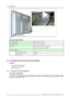 Page 527. Connections
Image 7-10
AC Power Specifications
AC Power VoltageAuto Range 100 – 240V
AC Power Current4.0 –1.5 A / 50 – 60 Hz
Main FuseStandby Power Supply: T 2AH/250V
Main Power Supply: F 10AH/250V
Power Consumption
Normal operation mode350 W
Standby mode4W
7.2 Connection for Preview and Communication
Overview
• Connection for Preview Monitors
• Connection for Communication
• Network Connection
7.2.1 Connection for Preview Monitors
Connection possibilities
The5BNC’son the output module carry the RGB...