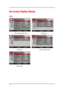 Page 24  
 
24  
On-Screen Display Menus 
Adjust 
   
                       
   
                            
 
 
 
 
 
 
 
  