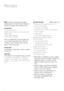 Page 1614
NOTE: Ensure rice has been thoroughly
washed under cold water before cooking to
prevent rice grains from sticking to pan.
Coconut Rice
4 cups Jasmine rice
400ml coconut cream or lite coconut milk
600ml water
1 tbsp sugar (optional)
2 lime leaves (optional)
Place all ingredients in the removable pan
and mix well. Cook with lid on. Allow 10
minutes on warm function after cooking.
Approx. time 30 minutes.
Savoury Rice
Use chicken or beef stock in place of water
to cook rice.
Spicy Rice
Cook saffron rice...