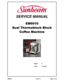 Page 1EM6910 Issue: A  Page 1 of 21 
 
 
 
SERVICE MANUAL 
   
EM691
EM691 EM691
EM6910
00
0 
  
 
Dual Thermoblock
Dual Thermoblock Dual Thermoblock
Dual Thermoblock Block 
 Block  Block 
 Block 
Coffee Machine
Coffee Machine Coffee Machine
Coffee Machine 
  
 
   
 
                      
ISSUE:  A 
  DATE:   1/02/2007     
    