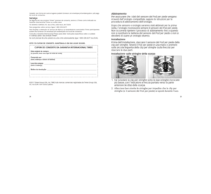 Page 142425
Canadá, nos EUA e em outros lugares podem fornecer um envelope pré-endereçado e \
pré-pago do local de consertos.ServiçoSe alguma vez seu produto Timex® precisar de conserto, envie-o à Timex como indicado na Garantia Internacional Timex ou, então, para:TG SERVICE CENTER, P.O. Box 2740, Little Rock, AR 72203 Para perguntas sobre serviço, ligue 1-800-328-2677. Para facilitar a obtenção do serviço de fábrica, os revendedores autorizados Timex participantes podem lhe fornecer um envelope pré-endereçado...