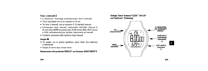 Page 106Timer a intervalliH
 La TapScreen™Technology avvia/interrompe il timer a intervalli
 Timer impostabile fino ad un massimo di 24 ore.
 Tre timer a intervalli, con un massimo di 16 intervalli ciascuno
 Contrassegni degli intervalli selezionabili dall’atleta [Interval #  (N. intervallo), WARM (riscaldamento), SLOW (lento), MED, FAST (veloce)
e COOL (raffreddamento)] per facilitare l’allenamento ad intervalli
 Contatore automatico delle ripetizioni degli intervalli
Sveglia  d
 Tre sveglie, con le opzioni...