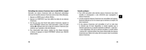 Page 4279
Conseils pratiques :
• Pour LOCK (verrouiller) votre dernière séance d’exercices vous\
 devezremettre le chronographe à zéro (00:00:00) pour sauvegarder la
séance d’exercices. 
• Les plus anciennes séances d’exercices non-verrouillées sont au\
toma- tiquement effacées au fur et à mesure que la mémoire se remplit\
 (150
tours maximum). 
• Si des séances d’exercices sont verrouillées et qu’il ne res\
te dans  la mémoire que 30 tours disponibles, la montre signalera que la
mémoire approche de sa capacité...