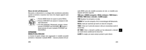 Page 109sante MODE  porta alla modalità successiva nel ciclo. Le modalità sono
disposte nell’ordine seguente:
TIME (ora) > CHRONO (cronografo) > RECALL (richiamo) > TIMER (timer) >
INTERVAL TIMER (timer a intervalli) > ALARM (sveglia)
TIME 
Visualizza l’ora del giorno e la data.CHRONO Per l’uso del cronografo a fini di cronometraggio dell’allenamento. RECALLUsato per esaminare gli eventi con data del cronografo.TIMER Il timer per il conto alla rovescia è utile per cronometrare eventi d\
i
durata fissa. 
INT...