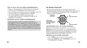 Page 63D e   m o d u s   O v e r z i c h t
Met de modus Overzicht kunt u een samenvatting van de
informatie bekijken die door de chronograaf voor uw meest recente
activiteit is geregistreerd. De gegevens worden niet bijgewerkt
terwijl ze worden weergegeven.
Te r m i n o l o g i e   m . b. t .  d e   m o d u s   O v e r z i c h t
Zone: Een vooraf bepaald hartslagbereik voor uw activiteit.
Herstel: Een maat van uw fitness en vermoeidheidsniveau
gebaseerd op de snelheid waarmee uw hartslag over een korte
periode...