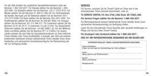 Page 86Für die USA erhalten Sie zusätzliche Garantieinformationen unter der 
Nummer 1 800 328 2677. Für Kanada wählen Sie die Nummer 1-800-
263-0981.	Für	 Brasilien	 wählen	Sie	die	Nummer	 +55	11	5572	 9733.	Für	
Mexiko wählen Sie die Nummer 01-800-01-060-00. Für Zentralamerika, 
die Karibik, Bermuda und die Bahamas wählen Sie die Nummer (501) 
370-5775 (USA). Für Asien wählen Sie die Nummer 852-2815-0091. Für 
Großbritannien wählen Sie die Nummer 44 208 687 9620. Für Portugal 
wählen Sie die Nummer 351 212 946...