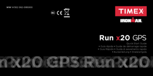 Page 112
Run x20 GPS
Quick Start Guide  
• Guía rápida • Guide de démarrage rapide   
• Guia Rápido • Guida di avviamento rapido  
 
• Kurzanleitung • Snelstartgids
WW  W302 062-095000
 
 
 
 
 
 
 
 
 
 
 
 
 
 
 
  