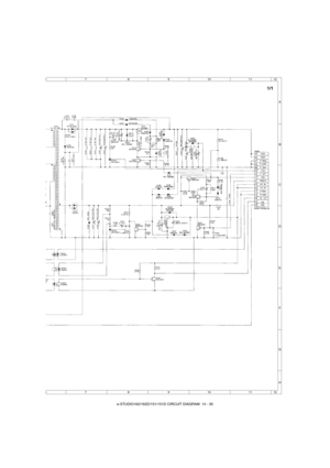 Page 156e-STUDIO162/162D/151/151D CIRCUIT DIAGRAM  14 - 30
6789101112
6789101112
A
B
C
D
E
F
G
H
1/1
14_CIRCUTDIAGRAM.fm  30 ページ  ２００４年１２月２日　木曜日　午後７時１４分 