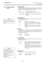 Page 35
2. PRINTER SETUP ENGLISH VERSION EO1-33089 2.6 Printer Setting
 
E2-21 
2.6.2 Parameter Setting  (Cont.) 
 
 
 
  (11) WEB PRINTER 
This parameter is to choose whether to
 use the printer as a web printer.  
When the web printer is enabled, the  status of the printer connected to 
a network can be monitored through the web browser. 
 
• OFF  Disables web printer function 
•  ON INTERNAL  Enables web printer function (using an internal 
memory) 
•  ON EXTERNAL  Enables web printer function (using an...