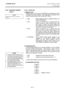 Page 312. PRINTER SETUP ENGLISH VERSION EO1-33094  
2.6 Printer Setting
 
E2-17 
2.6.2 Parameter Setting 
(Cont.) 
 
 
 
 
 
 
 
 
 
 
 
 
 
 
 
 
 
 
 
 
 
 
 
 
  
  2.6.2.1  Printer Set 
(1) MEDIA LOAD 
  Determines how the use of the [FEED] key enables the printer 
to detect the home position. This parameter is effective only 
when the sensor type is set to other than “None”.  
 
• OFF   Media loading function is disabled (Same as a 
feed by [FEED] key) 
•  STD   When the [FEED] key is pressed after the...