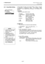 Page 412. PRINTER SETUP ENGLISH VERSION EO1-33094  
2.6 Printer Setting
 
E2-27 
2.6.7  Dump Mode Setting 
 
 
 
 
 
 
 
 In Dump Mode, the data in the receive buffer is printed.  The data 
is expressed in hexadecimal values.  This operation allows 
verification of the programming commands or the debug of the 
program.  
(1) BUFFER 
Select the receive buffer to dump.  
 
•  RS-232C  RS-232C receive buffer 
•  CENTRONICS  Centronics receive buffer 
•  LAN  Network I/F receive buffer 
•  BASIC1  BASIC...