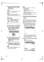 Page 6262EN
4Select the desired zoom position 
using [U / D / L / P], then press 
[ENTER / OK].
Zoom playback will start.
Hint
• To cancel the zoom function, select “x1.0” using 
[U / D], then press [ENTER / OK].
Note
• If selecting a smaller factor than that currently 
selected, the zoom area is not displayed.
• You cannot slide the zoomed picture on some JPEG 
files.
Marker Setup
You can assign a specific point on a disc to return 
later.
1During playback, press [DISPLAY].
2Select the   icon using [L / P],...