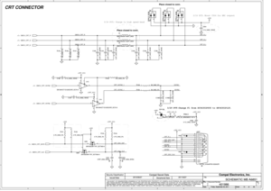 Page 15
AA
BB
CC
DD
EE
1
1
2
2
3
3
4
4
CRT_B_L
CRT_VSYNC_1CRT_HSYNC_1
GMCH_CRT_B
CRT_G_LCRT_R_L
GMCH_CRT_RGMCH_CRT_G
HSYNCVSYNC
CRT_DDC_CLK
CRT_R_LVSYNCCRT_B_LCRT_DDC_DATCRT_DDC_CLKHSYNCCRT_G_L
CRT_DDC_DAT
GMCH_CRT_VSYNC

GMCH_CRT_DATA
GMCH_CRT_CLK

GMCH_CRT_B
GMCH_CRT_G

GMCH_CRT_HSYNC

GMCH_CRT_R

+CRT_VCC
+CRT_VCC
+CRT_VCC
+3VS
+3VS
+3VS
+5VS
+CRT_VCC_R
+CRT_VCC
+CRT_VCC
Title
Size Document Number Rev
Date: Sheet
of
Security Classification
Compal Secret Data
THIS SHEET OF ENGINEERING DRAWING IS THE...