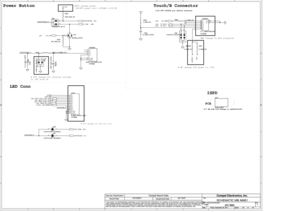 Page 26
AA
BB
CC
DD
EE
1
1
2
2
3
3
4
4
ON/OFFBTN#_R
SATALED#_R
SATALED#_R
ON/OFFBTN#_R
EC_ON

51_ON# ON/OFFBTN# 
PWR_SUSP_LED#
PWR_ON_LED#
LED_WIMAX#

BATT_CHG_LOW_LED#

BATT_FULL_LED#

TP_CLK
TP_DATA
LID_SW#

SATALED# CR_LED# 
+5VS+5VALW
+5VS
+3V_EC
+3VALW
+3VL
Title
Size Document Number Rev
Date: Sheet
of
Security Classification
Compal Secret Data
THIS SHEET OF ENGINEERING DRAWING IS THE PROPRIETARY PROPERTY OF COMPAL \
ELECTRONICS, INC. AND CONTAINS CONFIDENTIAL
AND TRADE SECRET INFORMATION. THIS SHEET MAY...