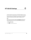 Page 107Strata CTX DKT/IPT Telephone     11/0393
IPT1020-SD SettingsC
This chapter explains how to enter data for your IPT1020-SD telephone if it was not 
previously entered by the telephone installer or if you need to change this information.
You may also need to ask your Telephone System Administrator for the information 
required for the following steps (IP address, subnet mask number, router address, 
Station ID, CTX Strata Net node number, IP address for the BIPU-M1A, etc.).
Notes
You may want to enter a...