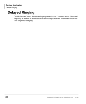 Page 136Strata CIX DP5000-series Telephone UG     01/08 