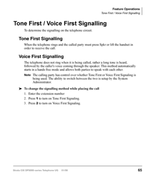 Page 81Microphone Cut-Off
This feature prevents callers from monitoring the sounds near your telephone when 
your telephone receives a Handsfree Call or cuts-off the telephone microphone while 
on a speakerphone call. When the feature is ON, the 
Microphn Cut-off LED lights 
steady red and the Mic and Spkr LEDs do not light when your telephone is called. 
When the feature is OFF, the 
Microphn Cut-off LED is not lit and your micro-
phone works. The 
Microphn Cut-off functions on Handsfree Answerback and...