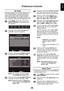 Page 4949
English
Preference Controls
On Timer
This feature allows you to set the television to turn on automatically to a preset channel at a certain time of day or after a certain length of time. When On timer is set to On, the green On Timer indicator on the front of the television is lit.
Press MENU. Press ◄ or ► to selectAPPLICATIONS and press  to enter  the submenu.
PICTURESOUNDSETUPAPPLICATIONSPREFERENCE S
Press ▲ or ▼ to select On timer and press  to enter the submenu.
EnterOKBackRETURN
APPLICATIONSEPG...