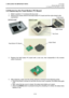 Page 413. REPLACING THE IMPORTANT PARTS EO18-33025 
(Revision Date: Mar. 27, 2009) 
3.8 Replacing the Feed Button PC Board
 
3-19 
3.8 Replacing the Feed Button PC Board 
1.  Refer to section 3.1 to remove the top cover. 
2.  Remove the screws which fix the feed button PC board and the mylar sheet to the 
mechanism. 
 
 
 
 
3.  Replace the feed button PC board with a new one, then reassemble in the reverse 
order of removal. 
 
 
4.  After replacing, make sure the printer performs correctly for the following...