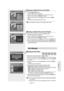 Page 69Editing
English - 69
Copying a Playlist Entry to the Playlist
1. Press the PLAY LIST button.
The Edit Playlist screen is displayed.
2. Press the ▲▼ buttons to select the title you want to copy to the 
Playlist, and then press the ENTER or ► button.
3. Press the ▲▼ buttons to select Copy, and then press the ENTER 
button.
Playlist that has been selected will be copied.
  The playlist can contain up to 99 playlist entries (titles).
Deleting a Playlist Entry from the Playlist
1. With the unit in Stop mode,...