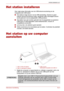 Page 110Gebruikers-handleiding NL-4
STOR.E BASICS 2.5"
Het station installeren
Hier volgt enige informatie over de USB-stroomvoorziening en de 
meegeleverde USB-kabel:
■Het stations krijgt stroom via de USB-aansluiting. Daarom is geen 
externe stroomvoorziening nodig, aangezien allen benodigde stroom 
wordt geleverd via de aangesloten USB-poort(en).
■Het station kan niet worden gebruikt met of aangesloten op passieve 
USB-hubs of USB-apparaten zoals toetsenborden, muizen of 
vergelijkbare producten.
■Let...