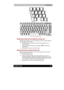 Page 86 
 
 
TE2300 Ve r s io n  1Last Saved on 21.05.2003 10:18
ENGLISH using TE2300_Onine.dot –– Printed on 27.05.2003 as  
The Keyboard
5-7TOSHIBA TE2300 
 
The numeric keypad overlay 
Temporarily using normal keyboard (overlay on) 
While using the overlay, you can temporarily access the normal keyboard 
without turning off the overlay: 
 1.  Hold Fn and press any other key. All keys will operate as if the 
overlay were off. 
  2.  Type uppercase characters by holding Fn + Shift and pressing a 
character...