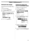 Page 29Selectingthemenulanguage__.M
Youcanchoose fromthree different languages (English,
French andSpanish) forthe on-screen display
ofmenusand
messages.
To select themenu language:
1PressM~Uandopen thePreferencesmenu.
2HighlightMenu Languageandpress~.
3Press.orTtoselect yourpreferred menulanguage and
press
8.
I~I(:1j,1£§?caJ01
PreferencesccSelector
BaseCCMode--,.,,::0;-:-,,,DigitalCCSettings
, Input Labeling
Channel Labeling
MenuLanguage English
Configuringtheantennainput
sourcefortheANT/CABLEterminal...