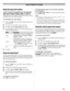 Page 49Usingtheinputlockfeature
YoucanusetheInput Lockfeature tolock thevideo inputs
(Video1,Video2,ColorStreamH01,ColorStream
H02,HOMI 1,HOMI 2,HOMI 3,HOMI 4andPC)and
channels 3and 4.You willnotbeable toview theinput sources
orchannels untilyouunlock theinputs.
Tolock/unlock thevideo inputs:
1From theLocksmenu, pressTtodisplay thePIN code
entering screen.
2Enteryourfour-digit PINcode andpress@.
3PressTtohighlightInputLockand press~.
4Press...orTtoselect thelevelofvideo inputlocking you
prefer, asdescribed...