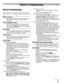 Page 59Generaltroubleshooting
Beforecalling aservice technician, pleasecheckthischapter
for apossible cause
oftheproblem andsome solutions youcan
try.
Blackboxon-screen
•TheclosedcaptionfeatureissettooneoftheTextmodes(T1,
T2, T3,orT4).SettheclosedcaptionfeaturetoOff
(I@page43).
TVstopsrespondingtocontrols
•IftheTVstopsrespondingtothecontrolsontheremote
controlorTVcontrolpanelandyoucannotturnofftheTV,
pressandholdthePOWERbuttonontheTVcontrolpanelfor
5ormoresecondstoresettheTV.
Otherproblems...