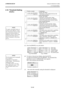 Page 82
2.PRINTER SETUP ENGLISH VERSION EO1-33089 2.10 Threshold Setting
 
E2-68  
2.10 Threshold Setting  (Cont.) 
 
 
 
 
 
 
 
 
 
 
 
 
 
 
 
 
 
 
 Display example  Explanation 
1 
 
Result: OK (Mid.) 
Threshold is at the midpoint between the 
peak and the baseline. 
2 
 
Result: OK (High) 
Threshold is near the peak voltage. 
Adjusting the threshold to the midpoint 
between the peak and  the baseline enables 
more accurate detection.  
3 
 
Result: OK (Low) 
Threshold is near the baseline voltage....