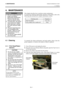 Page 814. MAINTENANCE ENGLISH VERSION EO1-33047 
4.1 Cleaning
 
E4- 1 
4. MAINTENANCE
 
 
 
 
 
 
 
 
 
 
 
 
 
4.1 Cleaning 
 
 
 
4.1.1  Print Head/Platen/
 Sensors 
 
 
 
 
 
 
 
 
 
 
7KLV#FKDSWHU#GHVFULEHV#KRZ#WR#SHUIRUP#URXWLQH#PDLQWHQDQFH1##
7R#HQVXUH#WKH#FRQWLQXRXV#KLJK#TXDOLW\#RSHUDWLRQ#RI#WKH#SULQWHU/#UHIHU#WR#WKH#
IROORZLQJ#WDEOH#DQG#SHUIRUP#D#UHJXODU#PDLQWHQDQFH#URXWLQH1###
#
&OHDQLQJ#F\FOH#)UHTXHQF\#
+LJK#WKURXJKSXW#(YHU\#GD\#
(YHU\#ULEERQ#UROO#RU#PHGLD#UROO#2QFH#
#
#
#
#
#
#
#
#
#
#
#
#
#...