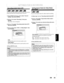 Page 35SETTINGSFOR ARECORDING
Recordi~AudioSe~ect(XP)
~f.BjG;B~~
Youcanenjoy highquality soundrecording. Thisfunction
works onlywhen therecording
modeissetatXP.
1)Press [SETUP]anduse[....I...]toselectGeneral
Setting,thenpress [ENTER].
2) Use [
....1... ]toselectRecording,thenpress
[ENTER].
Recording menuwillappear.
3) Use [
....I...]toselectRecordingAudioSelect (XP),
thenpress[ENTER].
4) Use [
....I...]toselectPCMorDolbyDigital,thenpress [ENTER].
r;:1~~_:;::'=-.===P.::::==:.=,.,=,=11...