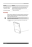 Page 172 Additional Information 
Users Manual 12-4 
TOSHIBA Pocket PC e740 Version   1   Last Saved on 10/05/2002 21:02 
ENGLISH using  Euro_C.dot –– Printed on 10/05/2002 as PDA3_UK 
Symptom Solutions 
Cannot edit the Channel 
and Country field in 
Infrastructure Mode? In Infrastructure mode, country and channel are decided 
by the Access Point. You can only join the existing 
network formed by the working Access Point, not to 
create a new Wireless Network.  
The Pocket PC freezes  ■ Reset the Pocket PC....