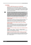 Page 180 FAQ about Wireless LAN 
Users Manual A-6 
TOSHIBA Pocket PC e740 Version   1   Last Saved on 10/05/2002 21:02 
ENGLISH using  Euro_C.dot –– Printed on 10/05/2002 as PDA3_UK 
D. Settings 
D1: What is SSID? What should I set in the SSID field? 
SSID stands for Service Set Identification, which is the ID to form the 
Wireless Network. You can set up to 32 characters in the SSID field. For 
the Infrastructure Mode, you should set the SSID the same as the Access 
Point been connected with. To create a 802.11...