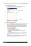 Page 62 Microsoft Pocket Outlook 
Users Manual 4-4 
TOSHIBA Pocket PC e740 Version   1   Last Saved on 10/05/2002 21:02 
ENGLISH using  Euro_C.dot –– Printed on 10/05/2002 as PDA3_UK 
Using the Summary Screen 
When you tap an appointment in Calendar, a summary screen is 
displayed. To change the appointment, tap Edit. 
 
Creating Meeting Requests 
You can use Calendar to set up meetings with users of Outlook or Pocket 
Outlook. The meeting request will be created automatically and sent 
either when you...