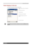 Page 66 Microsoft Pocket Outlook 
Users Manual 4-8 
TOSHIBA Pocket PC e740 Version   1   Last Saved on 10/05/2002 21:02 
ENGLISH using  Euro_C.dot –– Printed on 10/05/2002 as PDA3_UK 
Tasks: Keeping a To Do List 
Use Tasks to keep track of what you have to do. 
 
To change the way information is displayed in the list, tap Tools and then 
Options.   
Select the category of tasks you want displayed in
the list. 
Tap to create a new task. 
Tap and hold to display a pop-up menu of 
actions. 
Tap to display or edit...