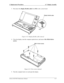 Page 1484  Replacement Procedures4.7  Display AssemblyLibretto 50CT/70CT Maintenance Manual4-173. Disconnect the display flexible cable from PJ3 on the system board.Figure 4-12  Display flexible cable removal
4. Close the display, turn the computer upside down, and remove five M2x14 silver
screws.Figure 4-13  Five screws removal
5. Turn the computer back over and open the display. 