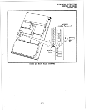 Page 67INSTALLATION INSTRUCTIONS 
SECTION 500-036-200 
JANUARY 1988 
1 
FIGURE 524li6ELAY STRAPPING 
-37-  