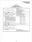 Page 149PROGRAMMING PROCEDURES 
SECTION 500-036-300 
JANUARY 1988 
TABLE 47 
PROGRAM 1#9XY 
MODIFIED DIGITS TABLE 
(LCD EKT REQUIRED-STRATA Vie only) 
SET LED on. 
1) Lock in the 
SET switch on the HKSU. Station 17 LED 19 on. 
System is in program mode. 
Normal functions halt on station 17. 
LCD: PROGRAM MODE 
2) Depress the B key on station 17. SPKR LED steady on. 
LCD: PROGRAM NO.? 
3) Dial JQ]naon the dial pad. X = Modified Dig- SPKR LED flashes continuously. 
its 
Tsblt 1 - 6, Y = (0) delete, (I) add. LCD:...