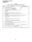 Page 228HtMUTE ACJMIN/MAlNT PROCEDURES 
SECTION 500-026-600 
JANUARY 1988 
TABLE AQ 
MODE 95: REMOTE CALLING STATION MESSAGING 
(EDIT/REVIEW) 
STEP ACTION 
DISPLAY/PRINTOUT 
1 Enter the Message Mode 
>MODE 
At the >MODE prompt, enter: 
q lam m. 
OK 
2 
To add to or review a Calling Station Message: m95 .‘- 
Set the terminal keyboard to the lower case (cap lock off) and 
enter: 
q 18. 
NOTE: 
Enter “rn” anytime it is desired to start over in this procedure. 
3 Enter: Ql (XX = Station number for which the message...