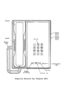 Page 2Handset
\
Speaker
\
ModularCqrdDial PadSPKR 
COW HOLD
I= -\-r-
RingingH VolumeControlSpeaker
d VolumeControl
\’ Hold Key
‘Conference Key
- Intercom KeyWT)
Single-Line Electronic Key Telephone (EKT) 