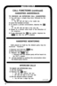 Page 2116CALL FUNCTIONS (continued)HANDSFREE ANSWERBACKTO RECEIVE AN INTERCOM CALL (HANDSFREE)
1) You will hear a single long tone, followed by the
caller’s voice.
l The INT LED will flash at the l-called rate.2) Leave the handset on-hook.
3) To assure a private conversation, depress the 
w
key.
0The INT LED will flash at the l-use rate.4) Speak at a normal voice level in the direction of
the telephone.5) If you depressed the 
m key earlier, depress the
m key when the call is completed.
HANDSFREE...