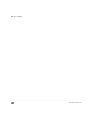 Page 138Windows Controls———————————————————————————————————————————
126PC Attendant Console
TOC HypertextIIndex Hyper-
text 